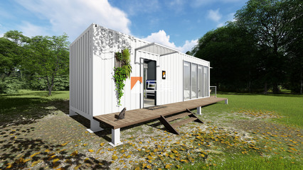 【互集文旅度假系列】集裝箱民宿酒店:夏風